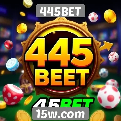 Variedade de jogos disponíveis na 445BET